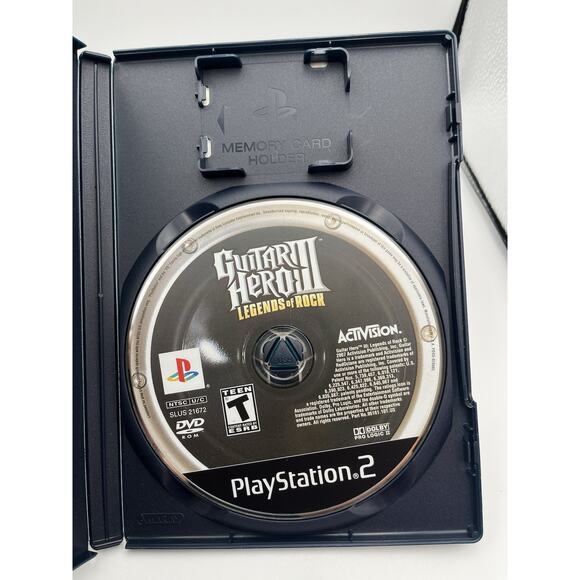 Guitar Hero lll 3: Legends of Rock (Playstation 2, PS2) Tested - Picture 5 of 7